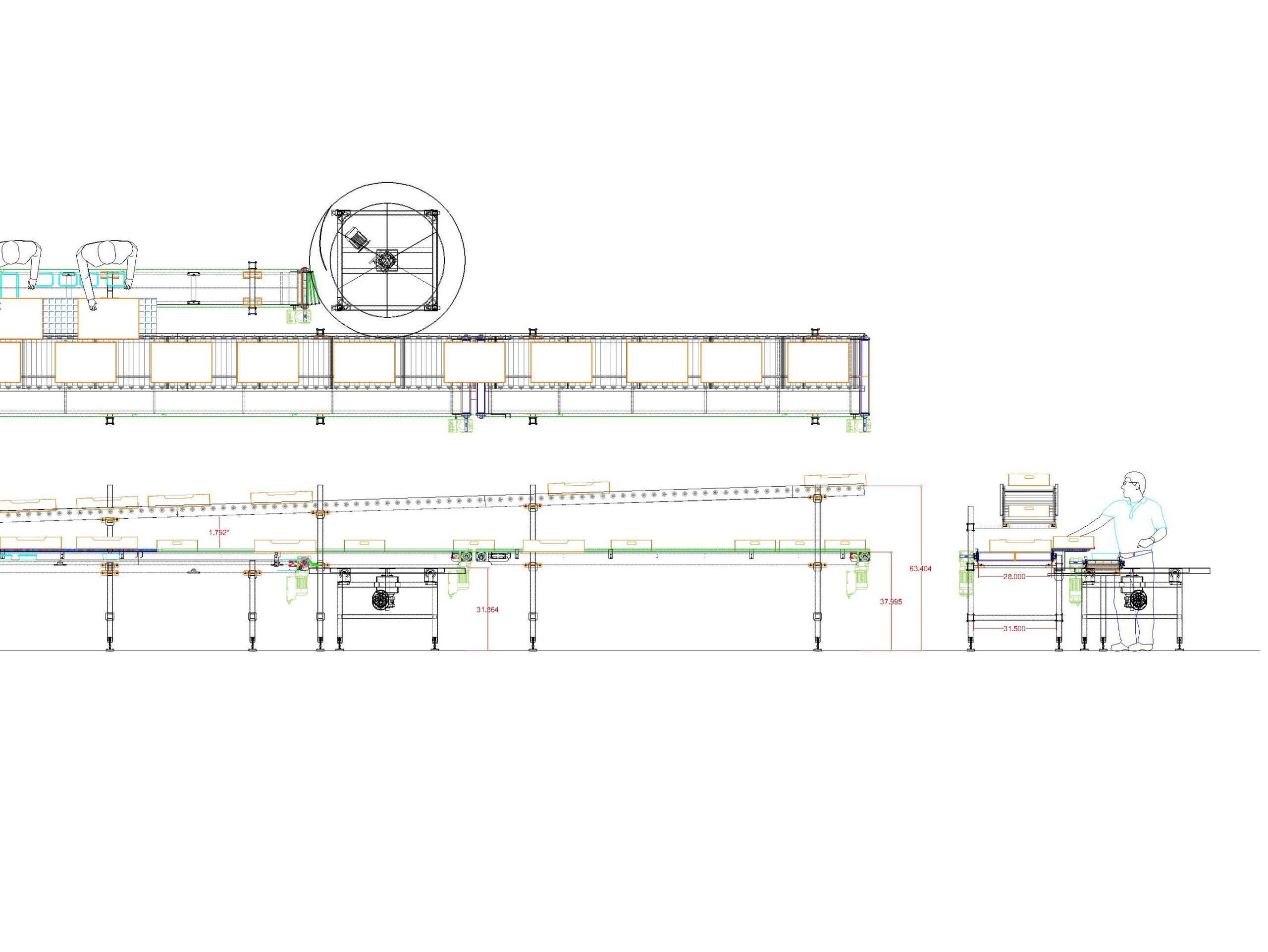 Overhead view of architectural blueprints and a contract with pen on grass, ideal for real estate and construction themes.